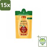 Garnier Loving Blends Honing Goud Shampoo Refill - Beschadigd & Breekbaar Haar - 250 ml - 15 Stuks