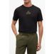 Tommy Hilfiger Brand Love Gold Interlock T-shirt Black Maat: S