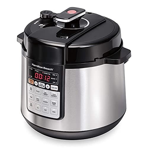 Hamilton Beach 10-in-1 Elektrische Snelkookpan - 5.7 L - Roestvrij Staal (34502-CE)