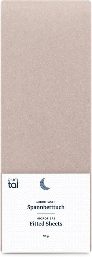 Blumtal Hoeslaken - Microfiber Hoeslakens - 160 x 200 x 30cm - Taupe
