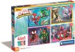Clementoni Spidey and His Amazing Friends 4 Puzzels in 1 Doos Legpuzzel Kinderen vanaf 3 jaar