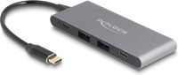 Delock 4 Port USB Type-C™ Hub with 2 x USB Type-A and 2 x USB Type-C™ 10 Gbps