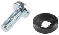 RS PRO Stalen schroeven/bouten en sluitringen assortiment plat rond, M6 x 16 mm, 10 stuks