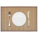 vidaXL 6 Placemats bamboe 30 x 45 cm bruin