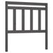 VidaXL Hoofdbord 106x4x100 cm massief grenenhout grijs