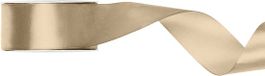PartyDeco Satijn lint 38mm breed koud goud, rol 25 meter
