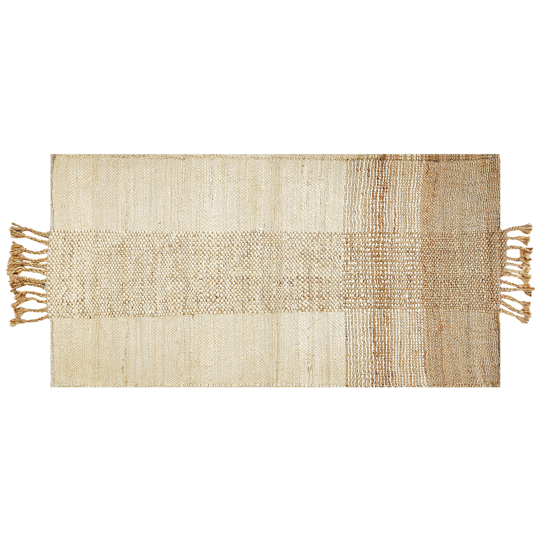 BELIANI Beliani HAMZALAR - Modern vloerkleed - Beige - 80 x 150 cm - Jute