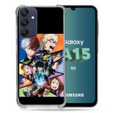 Cokitec Samsung Galaxy A15 4G / 5G Manga My Hero Academia Zwart