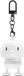 Hoptimist Bag Charm - wit