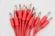 Bowl Modular - 5 patchkabels voor eurorack - recht - 120 cm - hot pink