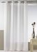 Home Maison HM6927299 Gordijn met lengtestreep polyester, mousselin, vloeistof, 145 x 280 cm, Ivoor
