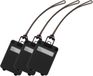 Merkloos / Sans marque Fanny Kofferlabel Fanny - 5x - zwart - 5.5 x 7.5 cm - reiskoffer/handbagage label