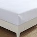 Nautica Kingsize hoeslaken, katoen percal beddengoed, casual woondecoratie (effen wit, kingsize)