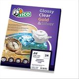 Tico PC4-36 etiketten, d. 36 mm verpakking 100 transparant glanzend
