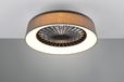 TRIO REALITY FARSUND Ventilator - Grijs - 47 cm - LED - Dimbaar - Afstandsbediening