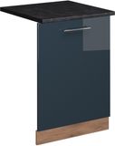 Vicco Fame-Line Vaatwasserfrontpaneel – 60 cm, WB Antraciet Donkerblauw hoogglans