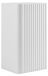3xE living Colonne de salle de bain demi suspendue 35 cm, 1 porte, blanc