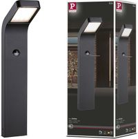 Paulmann Lampe d'angle LED - Détecteur de mouvement - Résistant à l'eau de mer - IP44 - 3000K - Anthracite