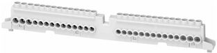 Gewiss SCHROEF- EN/OF CLIP-KLEMMENBLOK - 80 A - IP20 - UNIPOLAIR - POLEN 1 N/T (3X16)+(29X10), GW40422