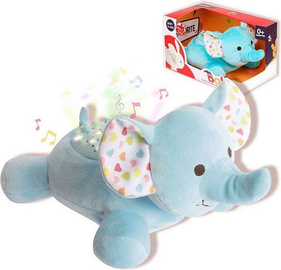 4KidsOnly Reig Muzikale Knuffel Olifant 25cm