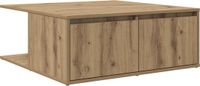 vidaXL Salontafel Artisanaal Eikenkleurig 80 x 80 x 31,5 cm