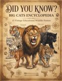 DID BIG CATS Encyclopedia: 15 Vintage Educational Wildlife Posters