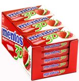 Mentos Fruity Fresh 3 Aardbei kauwgom - 12 pakjes
