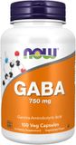 Now Foods Gaba 750mg 100vcaps