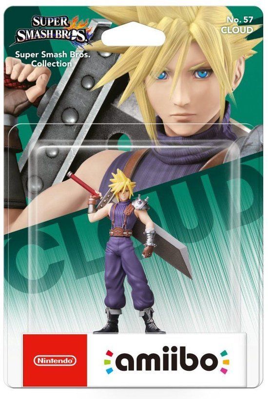 Nintendo Amiibo - Super Smash Bros. - Cloud nr. 57 (Switch / 3DS / WII U)