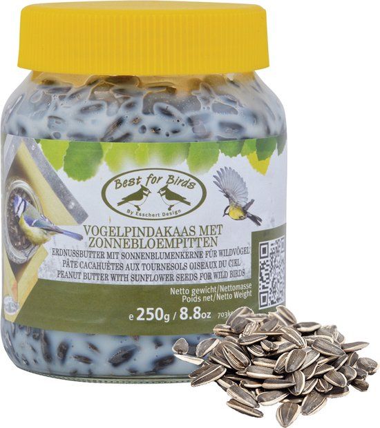 Brekz Pindakaas Met Zonnebloempitten Tuinvogelvoer 250 gr