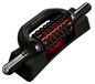 ALC Rouleau de massage électrique - ALC-999 - Massage profond - 18 LED rouges - 6 vitesses - Rotation droite et gauche - Batterie 4000 mAh - Chargement USB-C, 220 V UE