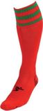 Precision Voetbalsokken Pro Junior Nylon Rood/groen Maat 30-34