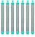 Rosfix Filtre à doigt 30 Mesh - Vert, 7 Pièces - 93,5mm X Ø10,8mm - Métal/Plastique