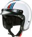 Redbike RB-732 M-Racing, casque ouvert, Blanc/Bleu Clair/Rouge, XXL