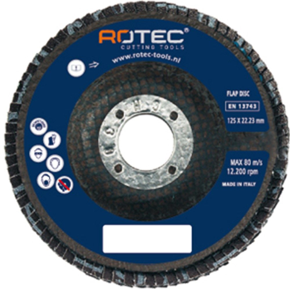 Rotec Lamellenschijf GOLD-LINE ø115x22,2 K60