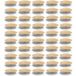 Cyclingcolors - 50x Bouchon en plastique pour trou Ø intérieur 4,20mm Ø extérieur 17mm Protection trou meuble mur cloison plafond capuchon vis, beige