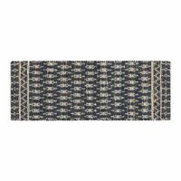 LOBERON Tapis Frizzy noir/brun