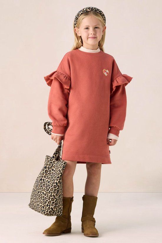 Sissy-Boy Rode Sweatjurk met Ruffles