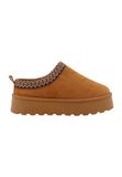 TOM TAILOR Huisschoenen bruin / cognac / wit
