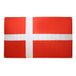 AZ FLAG Vlag Denemarken, 150 x 90 cm, Deense vlag, polyester, licht, 4 ogen