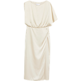 Comma Jurk lichtbeige