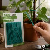 Kinzo Liens pour plantes - 100 pièces - Vert