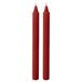 Set Doriche Set van 8 decoratieve kaarsen, bordeaux, 8 uur brandduur, 2,2 cm diameter, 25 cm hoogte