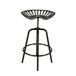 Esschert Design Tabouret de bar Tracteur noir