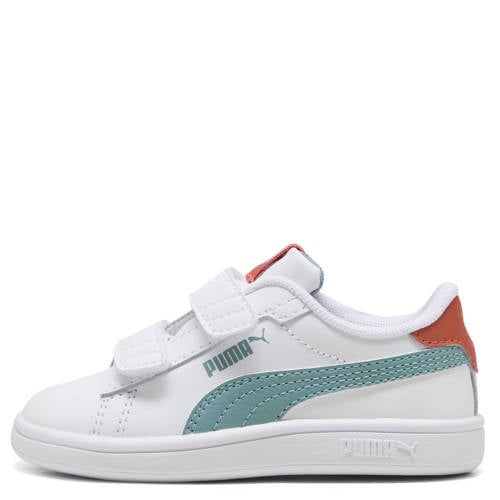 Puma Smash 3.0 sneakers wit/aqua