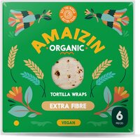 Amaizin Tortilla Wraps Extra Fibre - 6 stuks