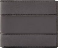 FOSSIL Everett Bifold Card Case Lead Gray