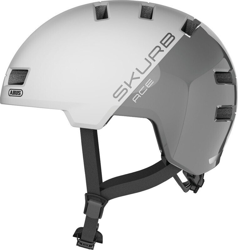 Abus Skurb ACE Helmet, wit/zilver