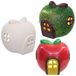Baker Ross VC307 Bougeoirs en céramique avec motif pomme, set de 2