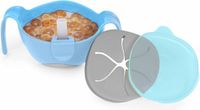 b.box Kom en Rietje | 3 in 1 Kom met Deksel voor Peuters, Snackbeker voor Onderweg, Ontbijtkom met Rietje | Vaatwasser- en Magnetronbestendig | 250 ml